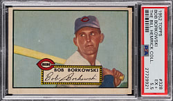 1952 Topps #328 Bob Borkowski High Number PSA EX+ 5.5