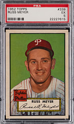 1952 Topps #339 Russ Meyer High Number PSA EX 5