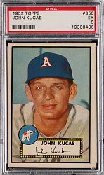 1952 Topps #358 John Kucab High Number PA EX 5