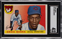 1955 Topps #28 Ernie Banks SGC VG/EX 4