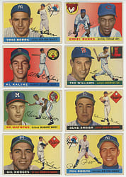 1955 Topps Near Complete Set (200/206)