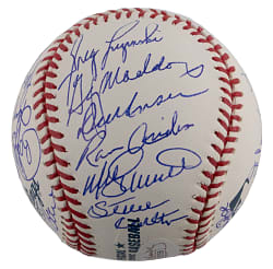 1980 World Champion Philadelphia Phillies Reunion Signed Baseball with (25) Including Carlton, Schmidt & Rose - JSA