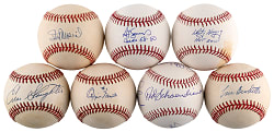 St. Louis Cardinals Hall of Famer & Star Signed Baseball Collection (7) with Multi-Signed Legends