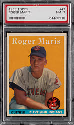 1958 Topps #47 Roger Maris Rookie PSA NM 7