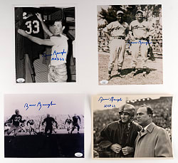 Sammy Baugh Photo Collection (7) Including (4) Signed Examples