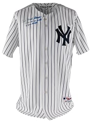 2005 Moose Skowron New York Yankees Old Timer's Signed Game-Used Uniform