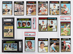 1971 Topps Near Complete Set (681/752) with (5) Graded Keys & (65) High Numbers