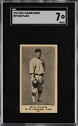 1916 M101-4 Blank Backs #59 Max Flack Blank Back SGC NM 7