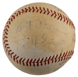 1966 Bill Grieve Single-Signed Baseball with Full JSA