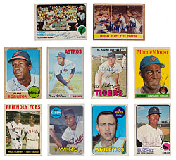 1957-1976 Topps Signed Card Collection (50) with (17) Hall of Famers & Several Tough Deceased
