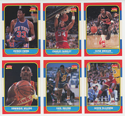 1986-1987 Fleer Basketball Near Complete Set (131/132) - Clean!