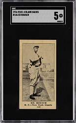 1916 M101-4 Blank Backs #146 Ed Roush (Rousch) SGC EX 5