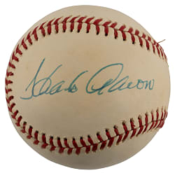 Hank Aaron Single-Signed OAL/MacPhail Baseball with Full JSA