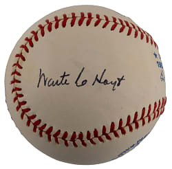 Waite Hoyt Single-Signed 1982 All-Star Game Baseball - PSA/DNA Overall Grade 8.5