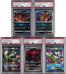 2015-2023 Legendary Pokémon Kyogre & Yveltal PSA Graded Collection (5) with (3) PSA GEM MINT 10