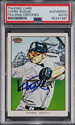 2009 Topps 206 Ichiro Suzuki Signed PSA/DNA Authentic