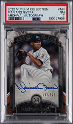 2022 Topps Museum Collection #MR Mariano Rivera Archival Autograph #/125 PSA NM 7