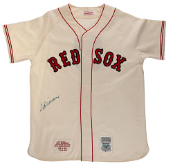 Ted Williams Signed Limited Edition 1941 Boston Red Sox Mitchell & Ness Home Jersey