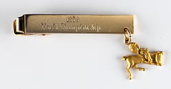 1959 World Championship Baltimore Colts Tie Clip with Team Logo Charm