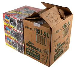 1991 Topps Rack Complete Case with (3) Boxes - Each BBCE FASC
