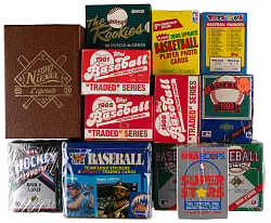 1981-1991 Mostly Baseball Traded/Update & Small Set Collection (91) with Many Bonds, Griffey Jr. & B. Jackson Rookies