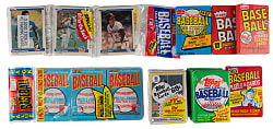 1981-1988 Unopened Collection (23) with Wax Boxes & Packs
