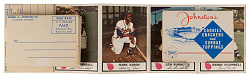 1955 Johnston's Cookies Milwaukee Braves Complete Set (35) in Original Panels (6/6) - Sharp!