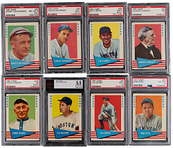 1961 Fleer Greats Complete Set (154) with (36) Graded