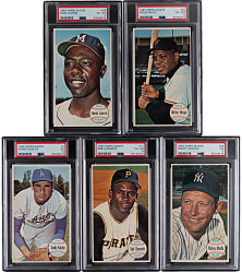 1964 Topps Giants Complete Set (60) with (5) PSA Graded Keys