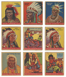 1947 R773 Goudey Indian Gum Collection (250+) with Partial Set (72/96)