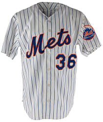 1995 Don Florence Game-Worn New York Mets Home Jersey - Phil Wood LOA
