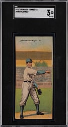 1911 T201 Mecca Double Folders Walter Johnson/Gabby Street SGC VG 3