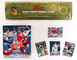 2001 Topps Factory Set & 2018 Topps Retail Complete Set Pair with Shohei Ohtani & Ichiro Suzuki Rookies