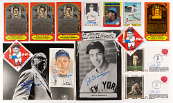 Autographed Balance of Collection (200+) with (15+) Hall of Famers Including (2) DiMaggio, Aaron, Terry
