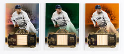 2013 Topps Tribute Babe Ruth To The Stars Relic Trio with Different Parallels