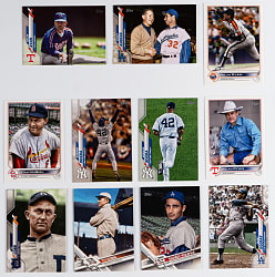 2017-2022 Topps Legends Variations Super Shortprint (SSP) Collection (25) Different with Cobb, Koufax & Williams