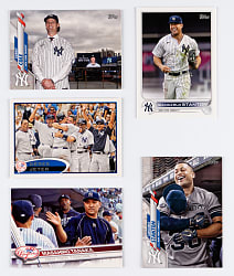 2012-2023 Topps New York Yankees Super Shortprint (SSP) Collection (8) Different with Derek Jeter