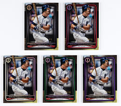 2020 Topps Tribute #32 Don Mattingly Rainbow Set (5)