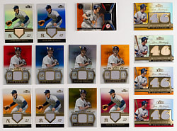 2012-2017 Topps Tribute Don Mattingly Relics Complete/Near Rainbow Set (31) Different with (2) #1/1