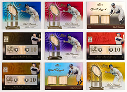 2010-2013 Topps Tribute Phil Rizzuto Relics Complete/Near Rainbow Set Collection (20) Different