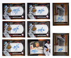 2020 Topps Tribute CC Sabathia Certified Autograph Near Rainbow Set Trio - (12 Total Cards)