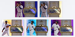 2013 Topps Tribute Dwight Gooden & Gary Sheffield To The Stars Certified Autograph Collection (5) Different with (2) #1/1