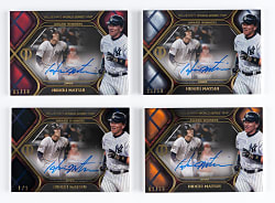 2022 Topps Tribute Hideki Matsui MVP Award Winners Certified Autograph Rainbow Set (4)