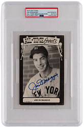 Signed 1973-1980 TCMA All-Time Greats Joe DiMaggio PSA/DNA Auto 9