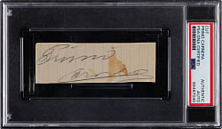 Primo Carnera Cut Signature PSA/DNA Authentic Auto
