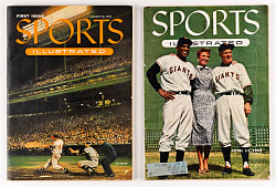 1954-1991 Sports Illustrated Collection (66) Including 1954 #1 First Issue with Topps Cards Foldout