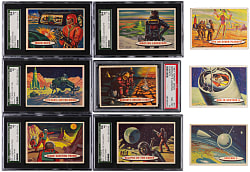 1957 Topps Space Cards Complete Set (88) with (1) PSA 8 & (5) SGC 7