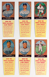 1958 Hires Root Beer Partial Set with Tabs (34/66) with Drysdale, Reese & Snider