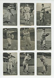 1926 Zeenut Pacific Coast League Starter Set (46) with Lefty O'Doul
