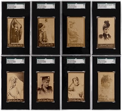 1880's N150 Duke & Gail & Axe Actress Card Collection (180+) with Multiple Lillian Russell